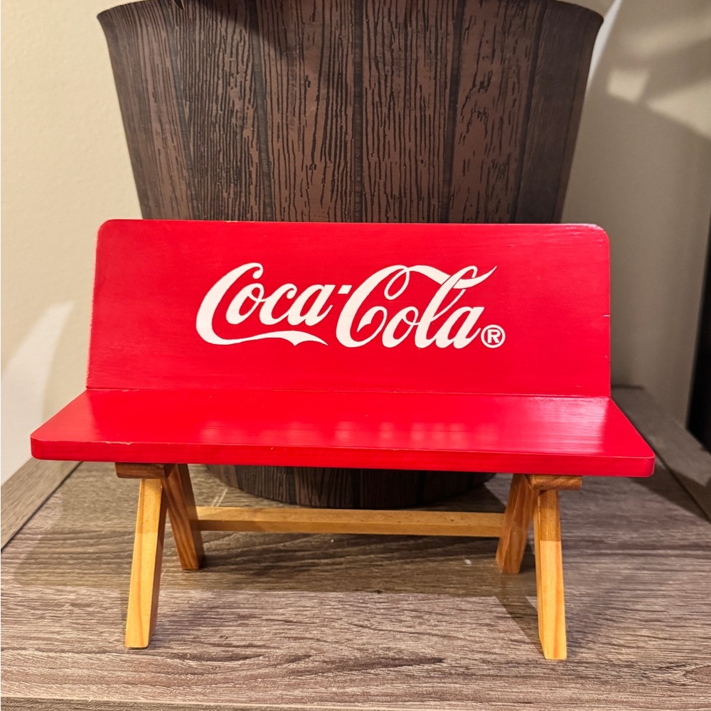 Coca-Cola Red Mini Bench